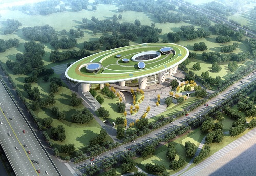 襄陽市圖書館新館管桁架工程